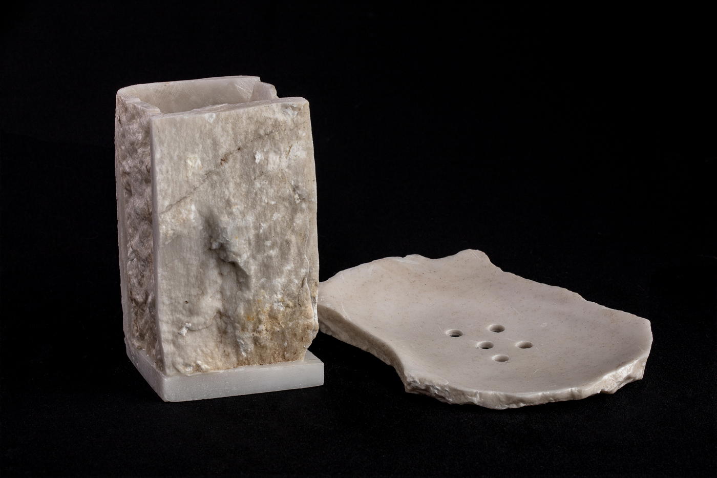 Set de baño blanco horizontal